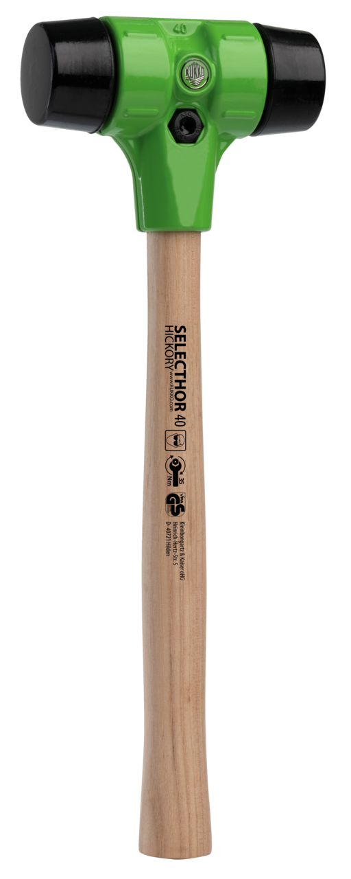 kukko 3-040111-gu-gu-1 selecthor" gu ø 40 mm for even more versatile application possibilities, the soft-face hammer can be combined with impact inse