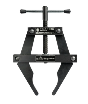 Heavy-duty bearing puller tool with adjustable arms for industrial maintenance