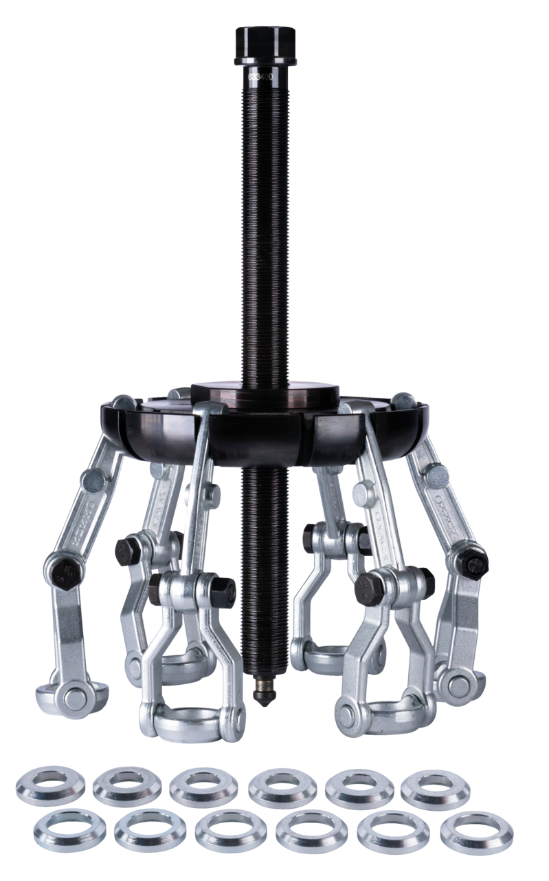 kukko 10-m wheel hub puller 350 mm with 6 pullers for pulling wheel hubs on trucks