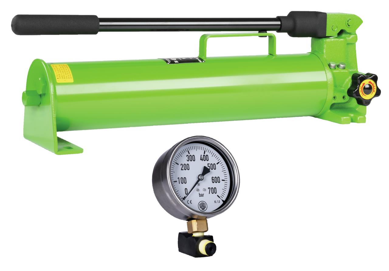 kukko yhp-424 hand pump with pressure gauge for durability and user-friendliness
