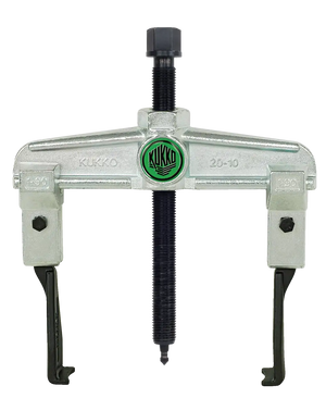 Heavy-duty mechanical gear puller tool with adjustable arms and central threaded spindle.