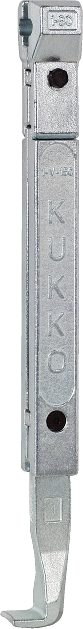 kukko 1-190-e standard jaws (single, total length 232 mm) for universal pullers