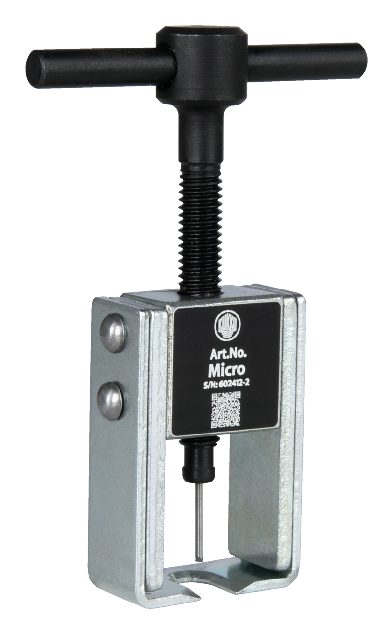 kukko micro micro puller for small parts and model making for removing speedometer cables, pressure gauges, clocks, and similar parts