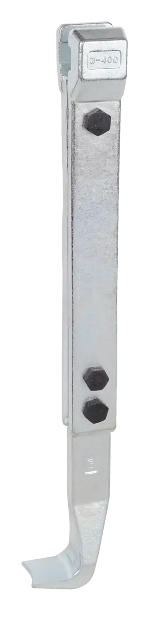Heavy-duty industrial metal beam clamp with bolts for secure mounting and support