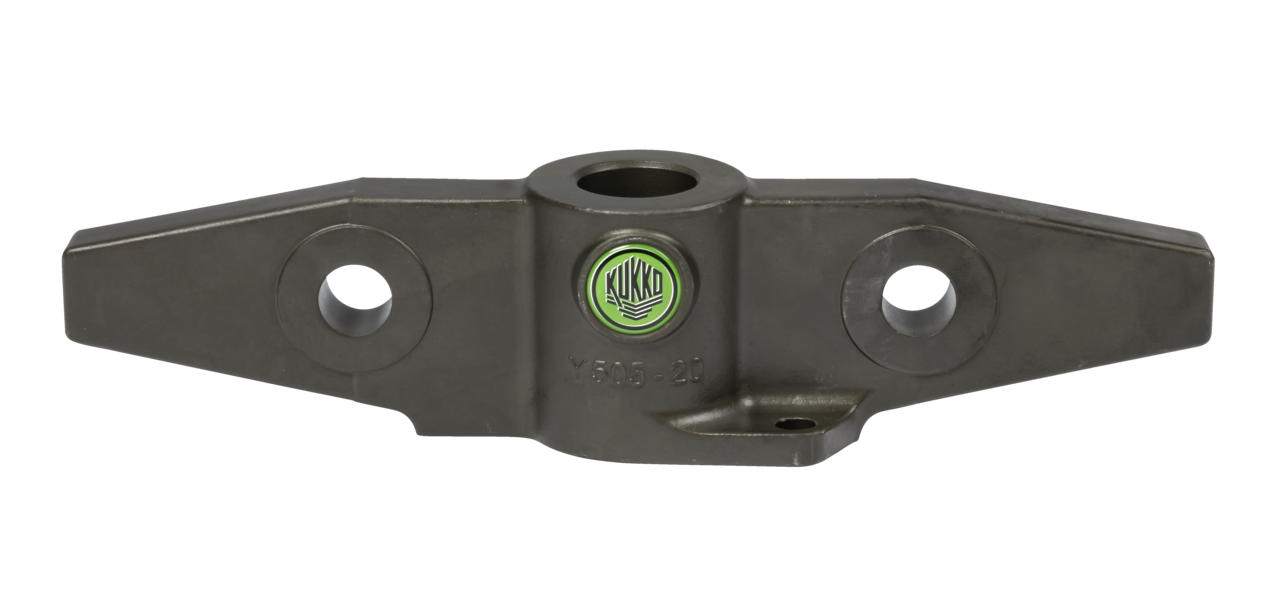 kukko y505-20 2-jaw crossbar with max. 50 t t tension force for hydraulic pullers are used for the pullers from the kukko hydraulic program in craft, industry, and