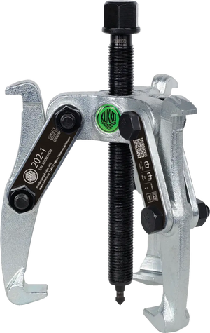 Heavy-duty two-jaw gear puller with Kukko branding, ideal for industrial tool applications