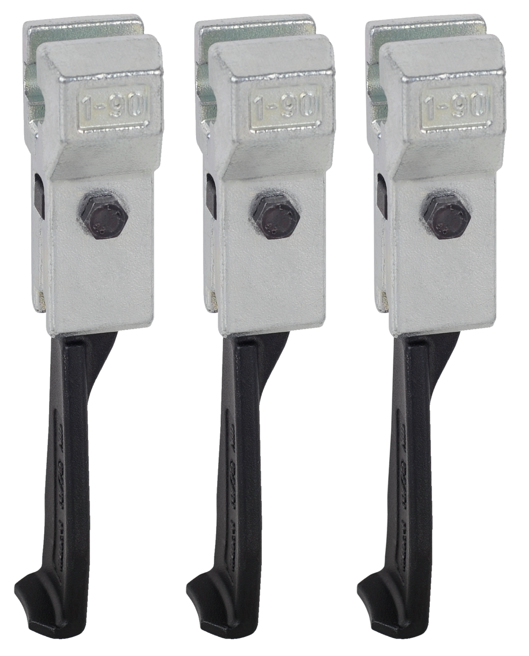 kukko 1-94-s extremely narrow puller jaws (set, total length 127 mm) for 3-jaw universal pullers