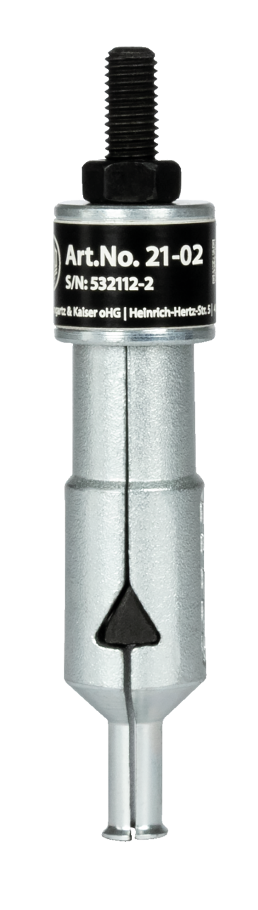 kukko 21-02 2-shell internal extractor ø 10-14 mm for pulling out internal bearings, bearing outer rings, and bushings in craftsmanship, workshops, and in