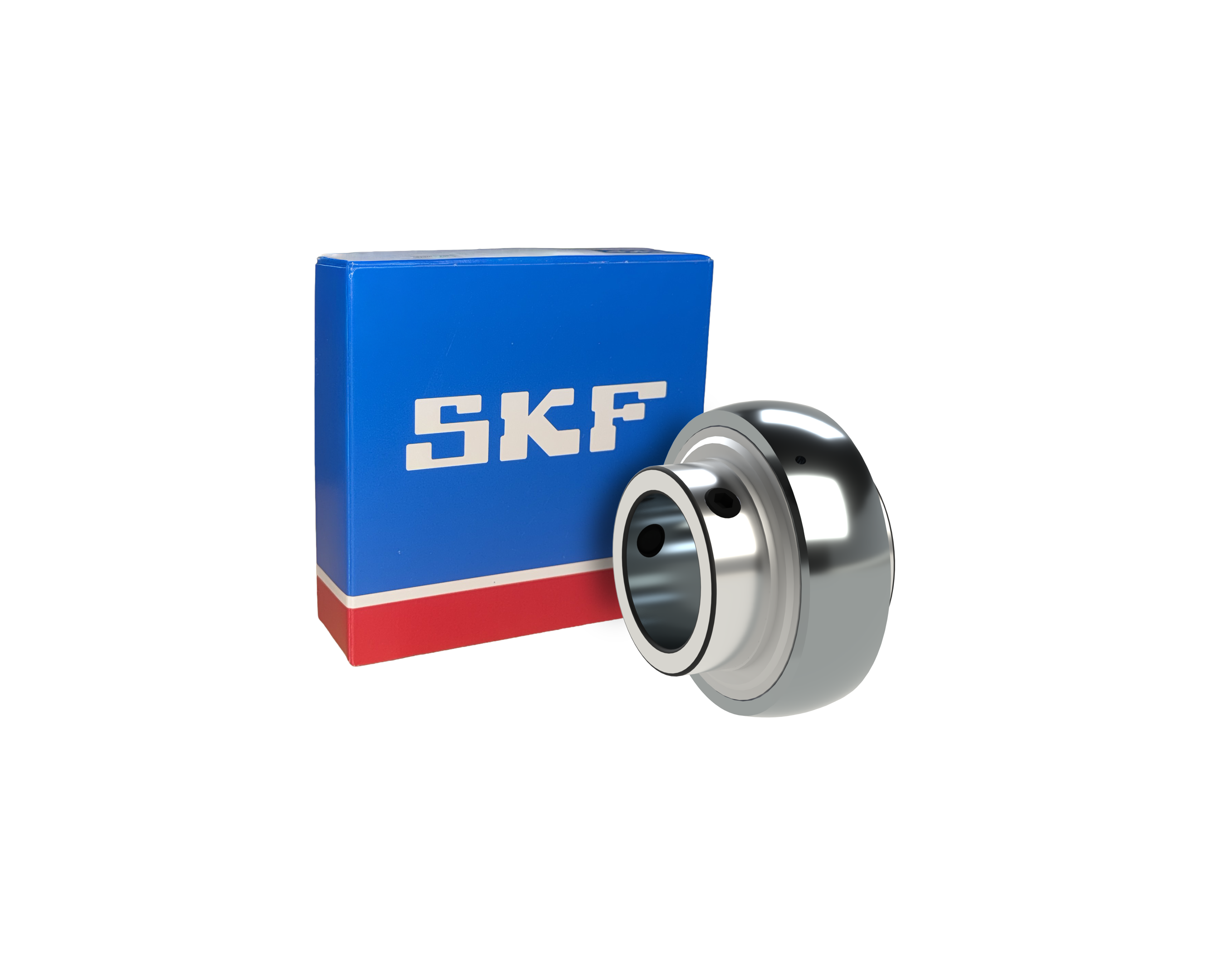SKF XGGRAE20 NPPB Radial Insert Ball Bearing - 20 mm ID, 47 mm OD, 30.9 mm Width, Cylindrical Bore