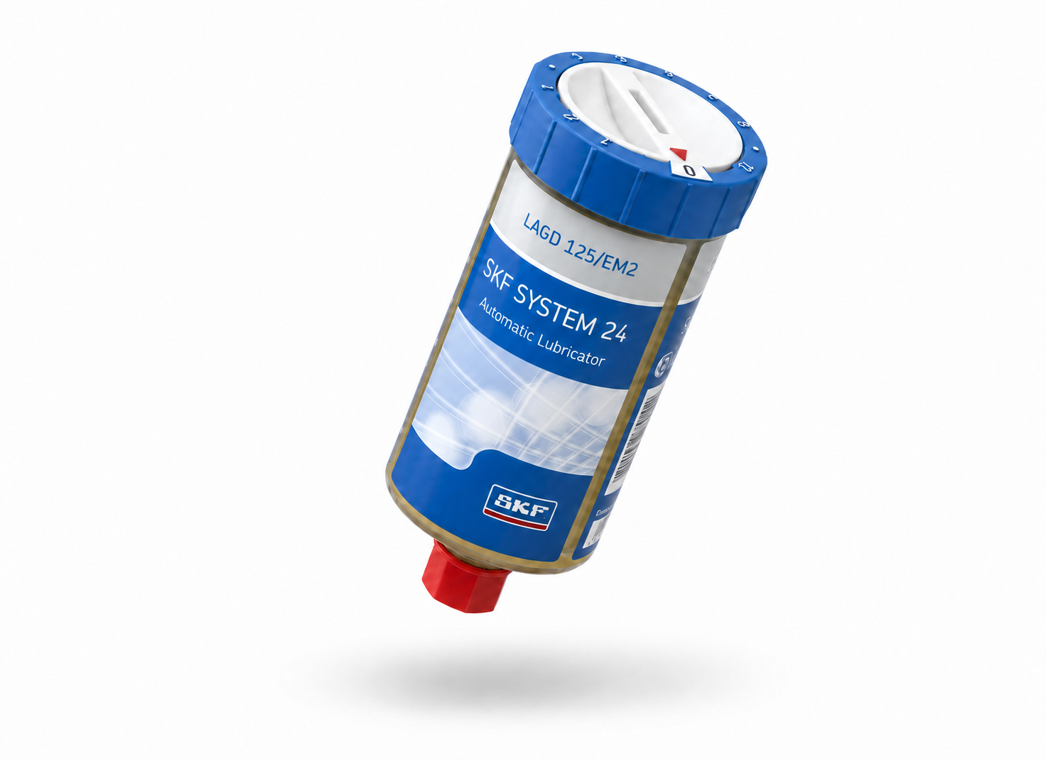 SKF LAGD 125/EM2 Automatic lubricator with LGEM 2 High loads, slow rotations grease, 125ml