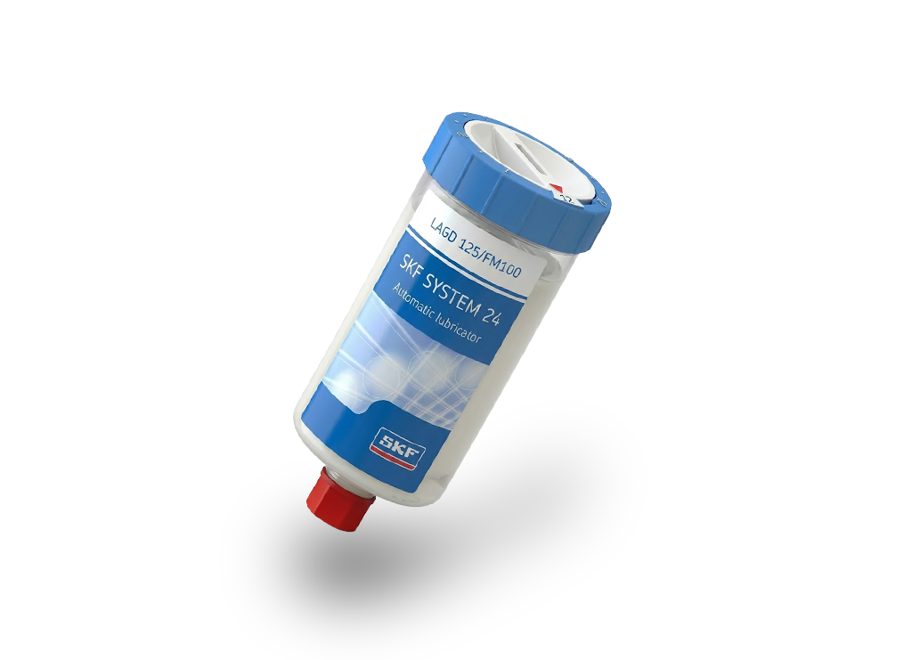 SKF LAGD 125/FM100 Automatic lubricator with LFFM 100  Food grade, NSF H1 approved oil, 125ml