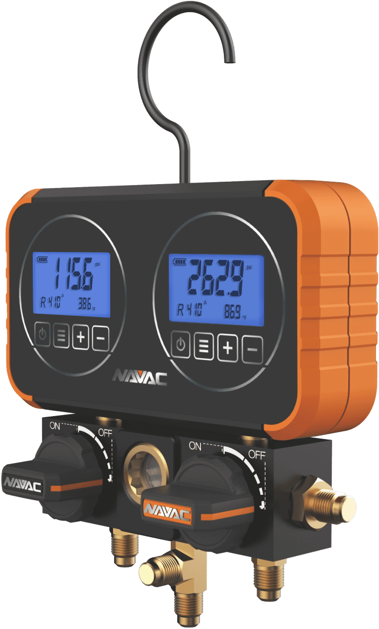 NAVAC N2D72 - Flex72 Manifold Gauge w/ Digital Display