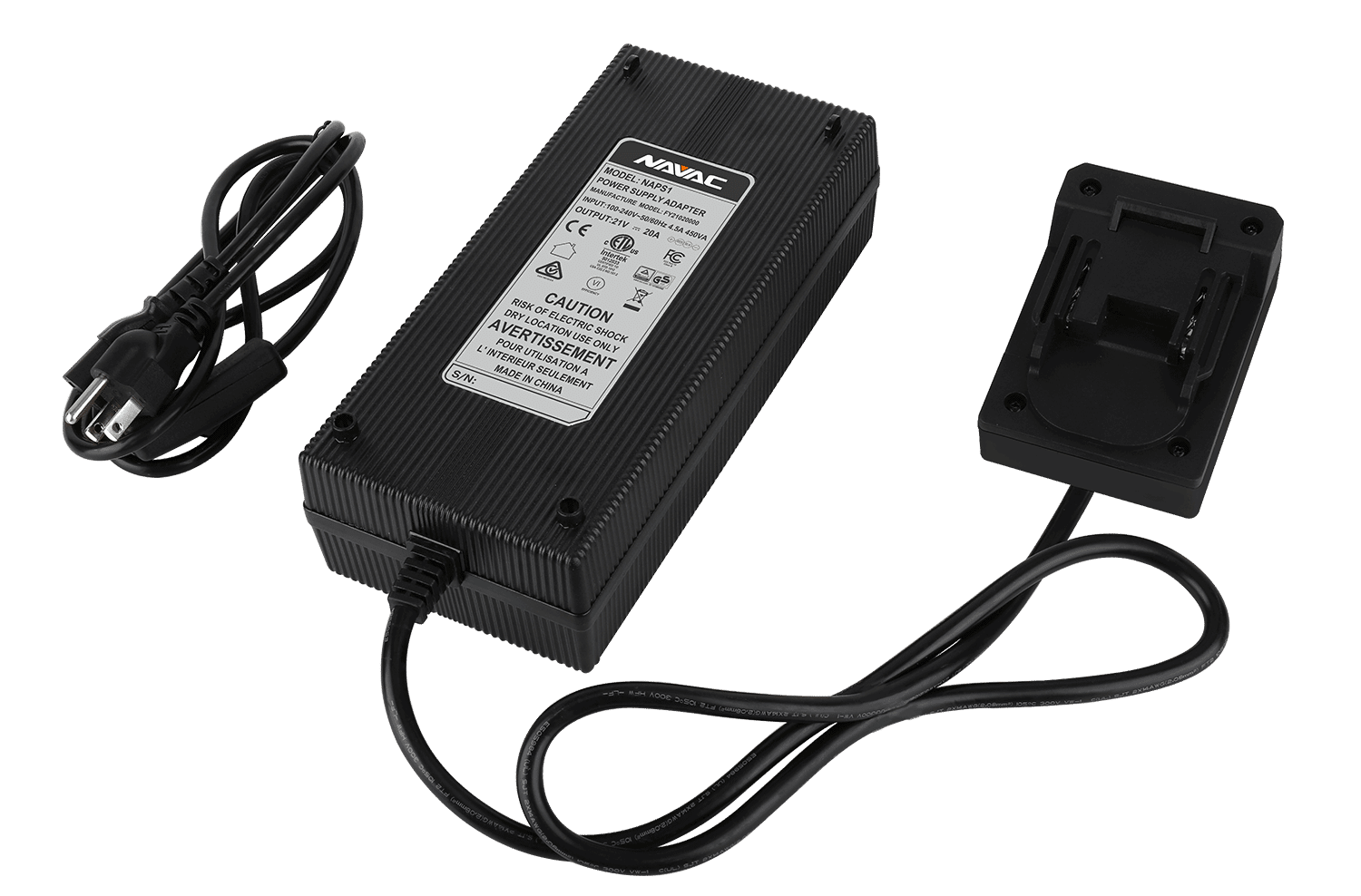 NAVAC NAPS1 - AC Power Adapter for NP4DLM and NP2DLM