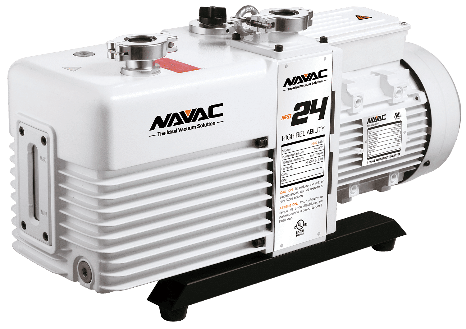 NAVAC NRD24M - Industrial Vacuum Pump, CFM 18, 3 Micron, 1.5 HP