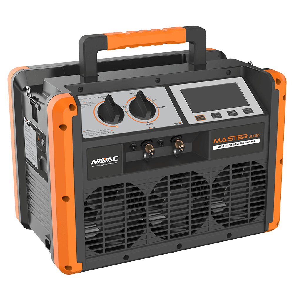 NAVAC NRDC4M - Brushless DC Refrigerant Recovery Unit, 4-cylinder, for larger commercial systems