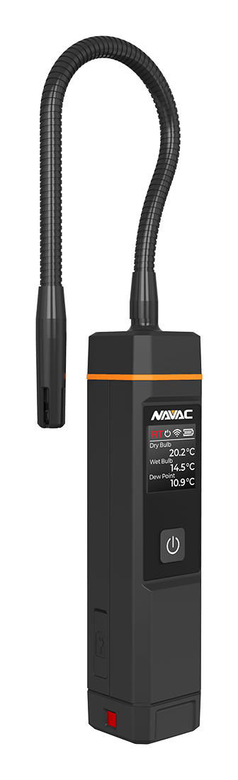 NAVAC NSH1 - Bluetooth Psychrometer w/ Digital Display