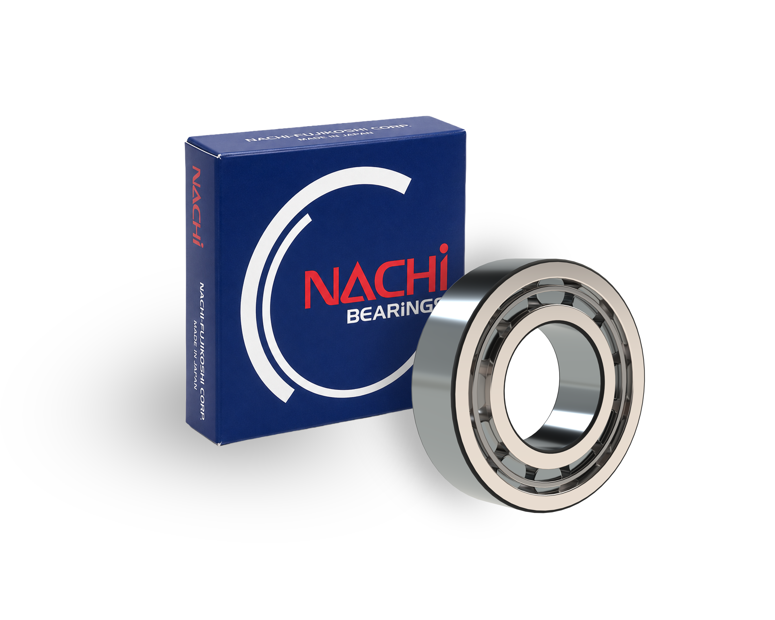 Nachi N206 Cylindrical Roller Bearing - 30 mm ID, 62 mm OD, 16 mm Width