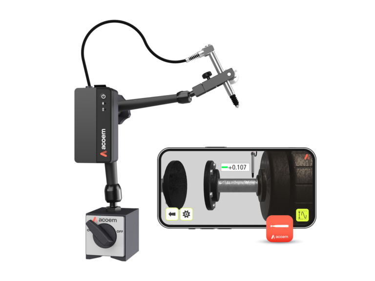 Acoem Runout Probe (099-NXA5) Pre-Alignment Tool - Measure runout on shafts/couplings, soft foot movement, bearing clearances