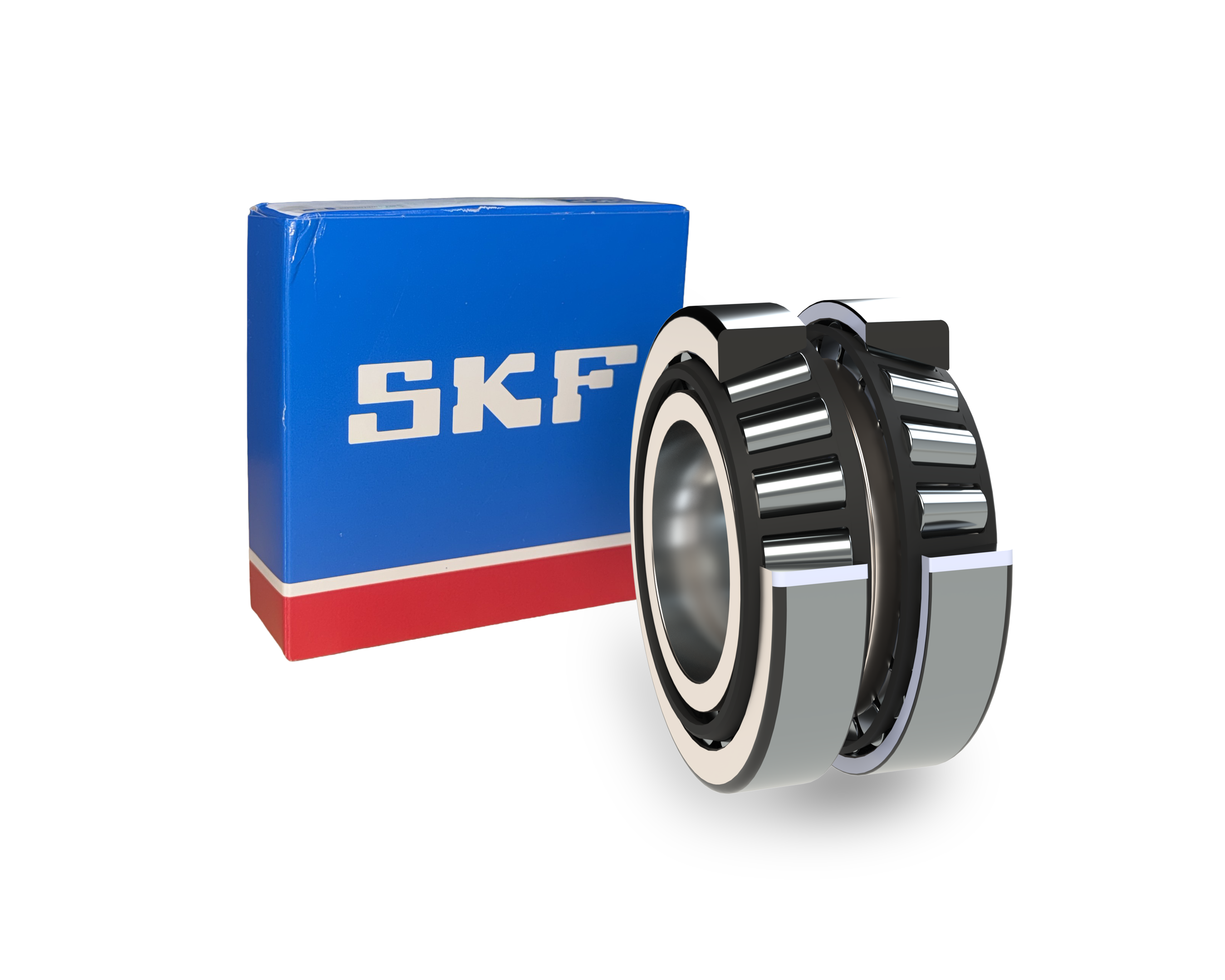 SKF 32038 X/DF Matched Set Tapered Roller Bearing - 190 mm ID, 290 mm OD, 128 mm Width