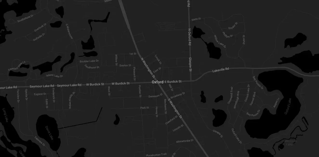 Map showing our location