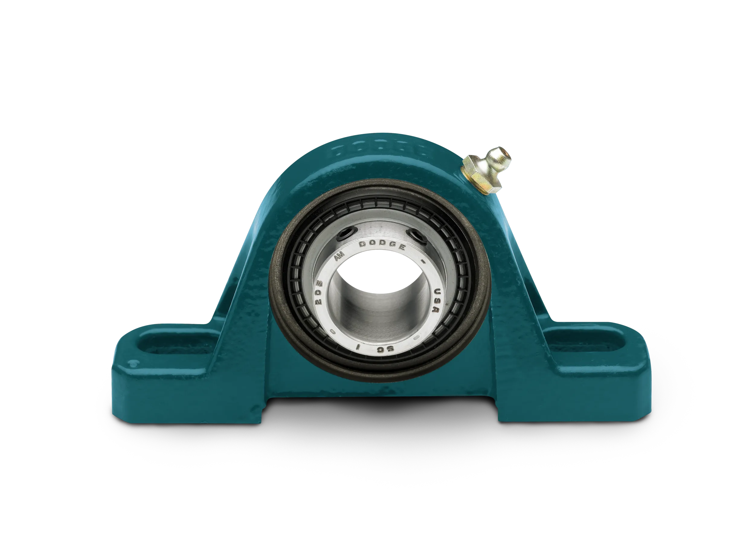 Dodge P2B-SC-100 (123806) Pillow Block Ball Bearing Unit - 2-Bolt Base, 1 in Bore, Cast Iron Material, Non-Expansion Bearing (Fixed)