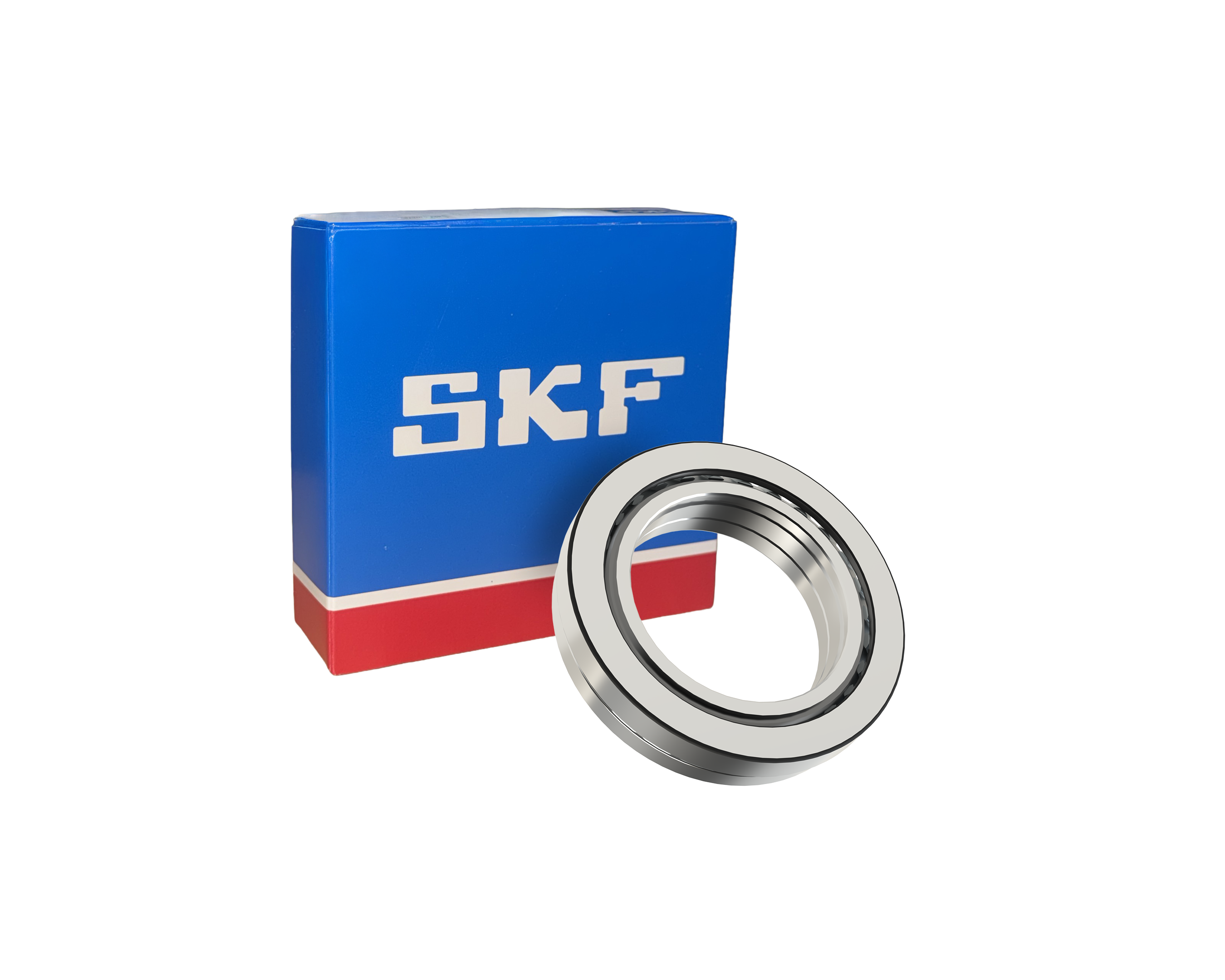 SKF AXW 35 Axial Needle Roller Bearing And Cage Assembly - 35 mm ID, 55 mm OD, 4 mm Width