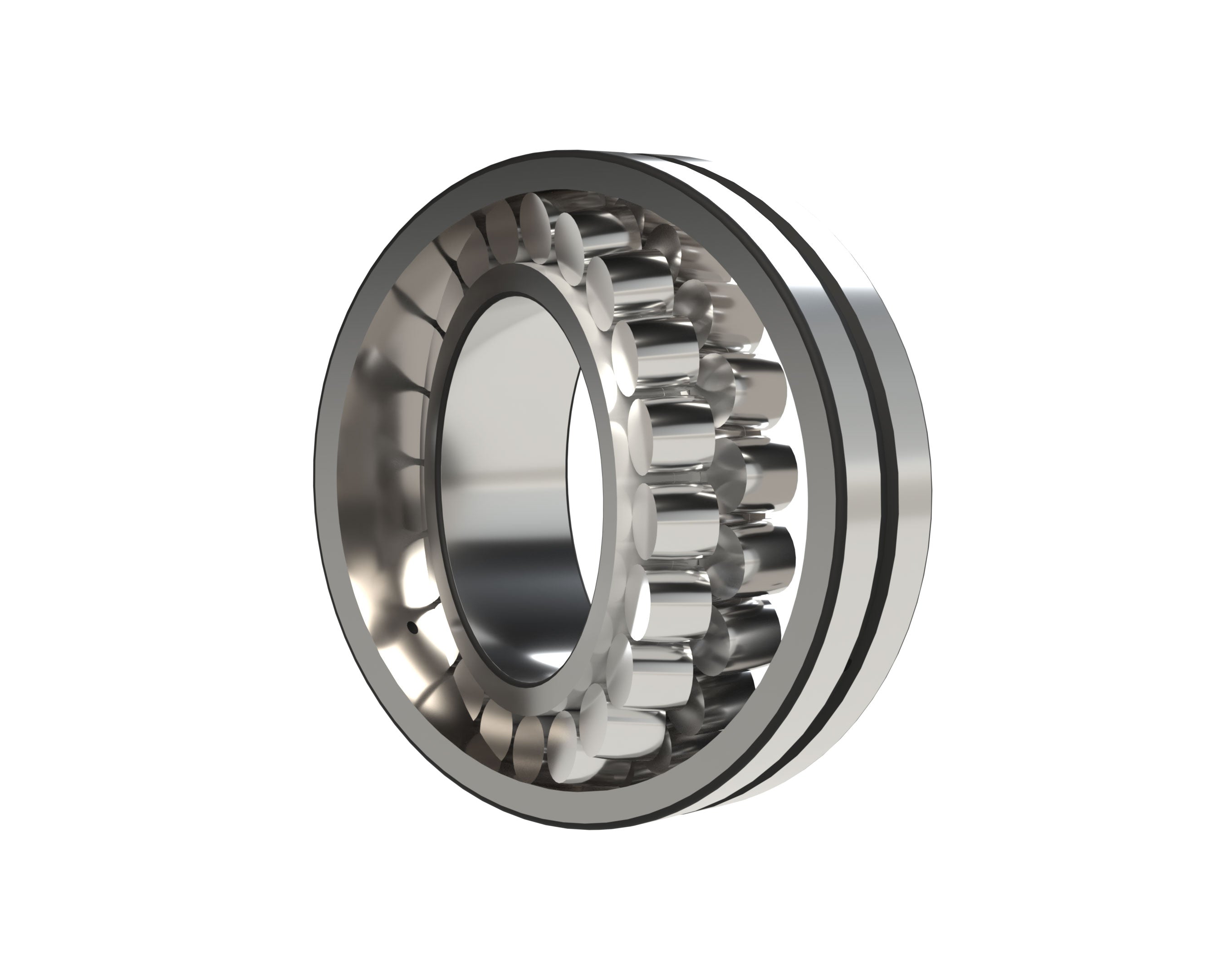 SKF 22312 E/C3 Spherical Roller Bearing - 60 mm ID, 130 mm OD, 46 mm Width, Straight Bore, C3