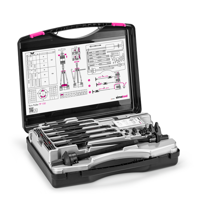 Simatec TP 150 for dismounting of deep groove ball bearings and radial shaft seals