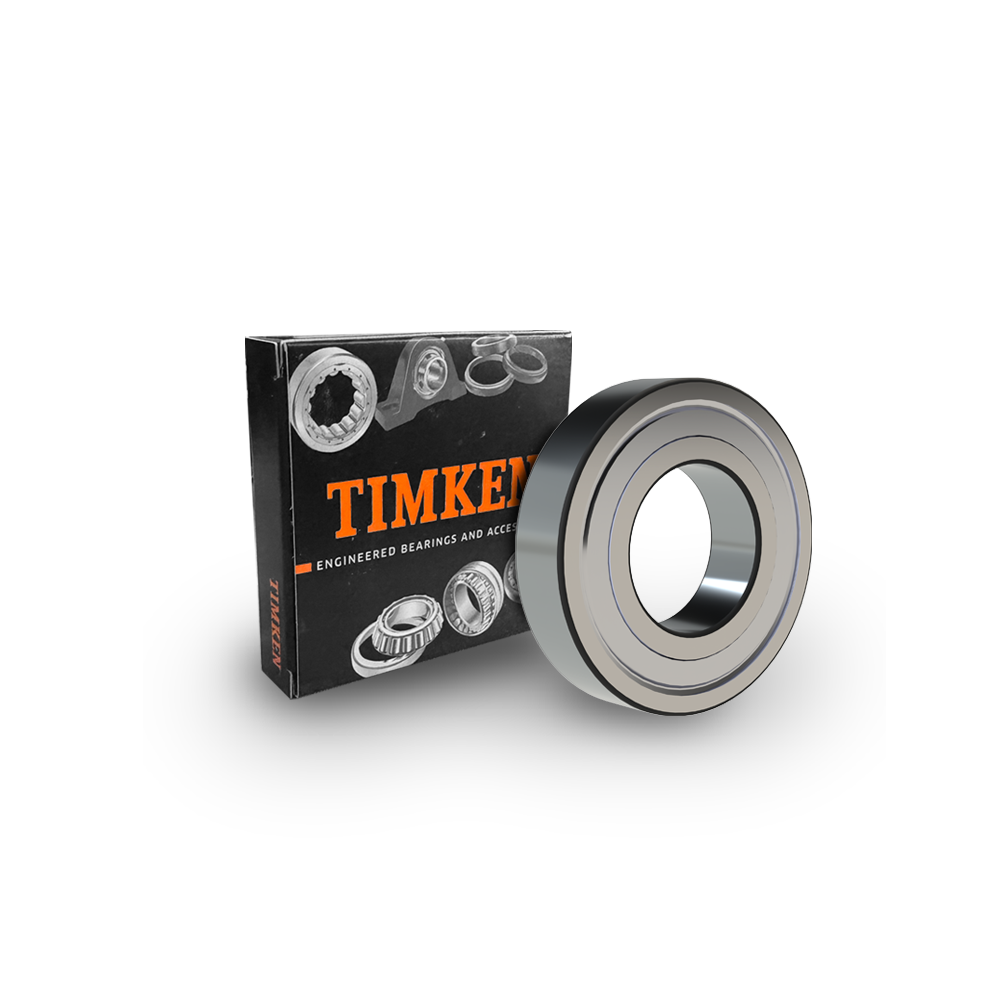Timken 6306-ZZ Single Row Deep Groove Ball Bearing, Metric Series, 30.0mm Bore, 72.0mm OD, 19.0mm Width, Double Shielded, Cylindrical Bore, Steel Cage, C0 (Normal) Clearance, ISO P0 Tolerance