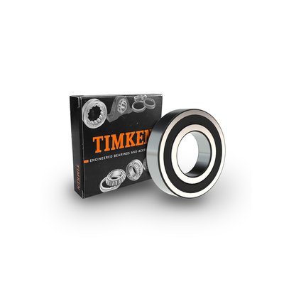 TIMKEN 6219 -2RS-C3 Deep Groove Ball Bearing - 95 mm ID, 170 mm OD, 32 mm Width, Cylindrical Bore, C3