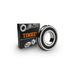 Timken 6205-2RS-NR-C3 Single Row Deep Groove Ball Bearing, Metric Series, 25.0mm Bore, 52.0mm OD, 15.0mm Width, Contact Seals With Snap Ring, Cylindrical Bore, Steel Cage, C3 Clearance, ISO P0 Tolerance