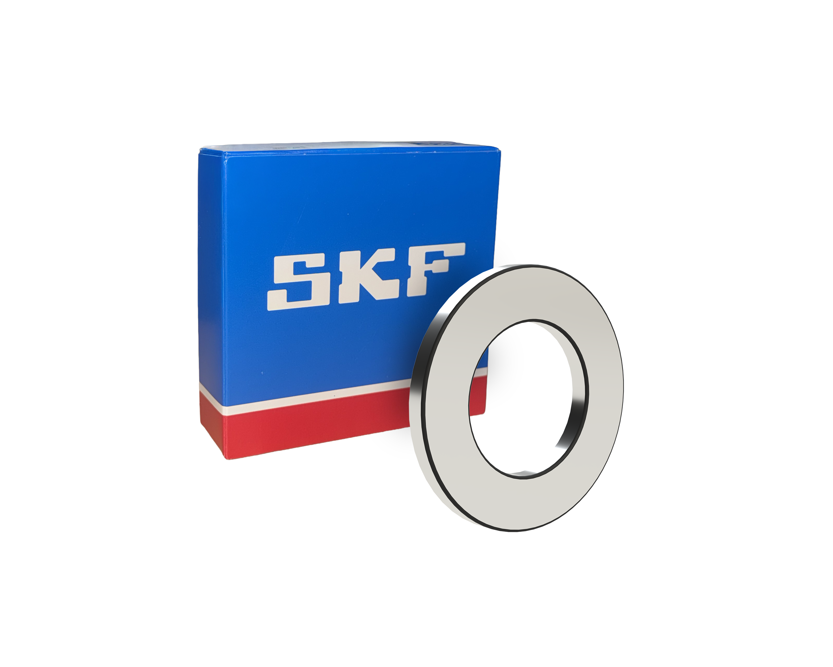SKF ZW45-55 Distance Washer - 45 mm ID, 55 mm OD, 2 mm Width