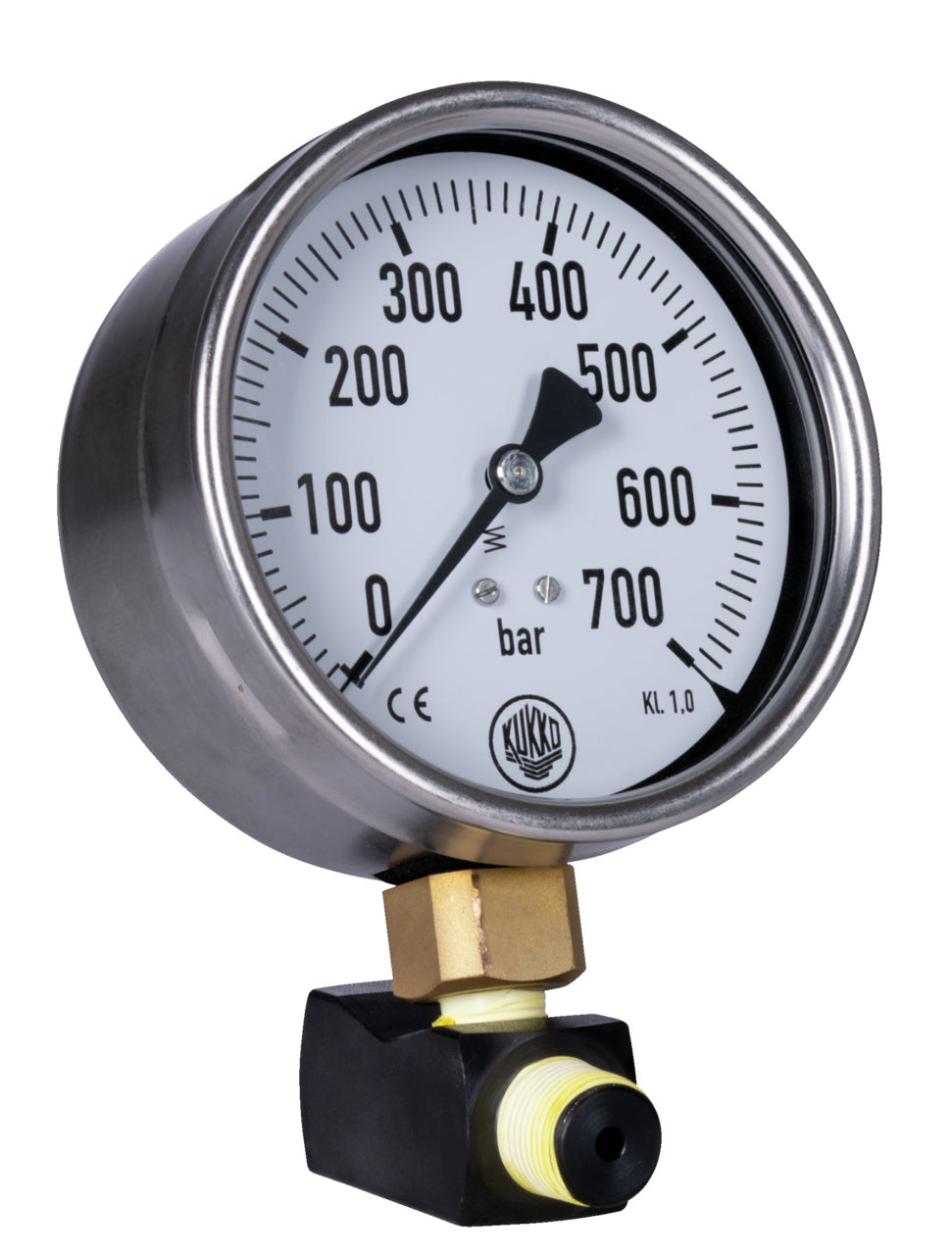 Kukko YM-235 700 bar pressure gauge