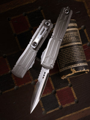1120EX-CINCHCS-MCK Microtech Marfione Custom Ultratech-EX Gen III ZBP Natural Clear Milled Cracked Ice