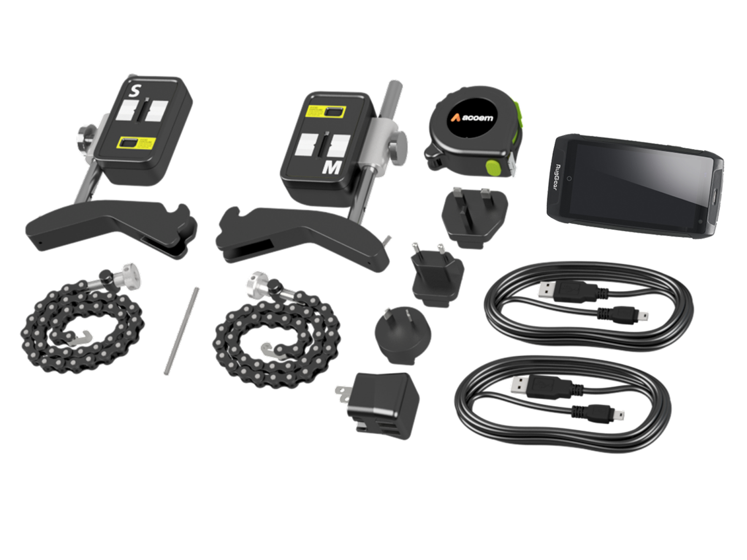 ACOEM AT-100 Laser Shaft Alignment Tool, Quick, Efficient Tablet-Based Horizontal Shaft Alignment System
