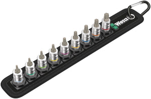 Wera Belt A 3 TORX® HF Zyklop bit socket set with holding function, 1/4" drive 05003882001