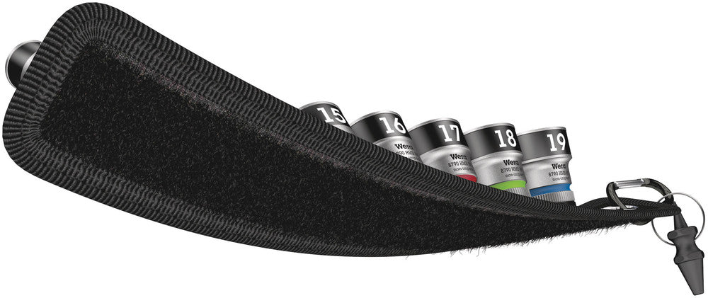 Wera Belt B 1 Zyklop socket set with holding function, 3/8" drive 05003970001