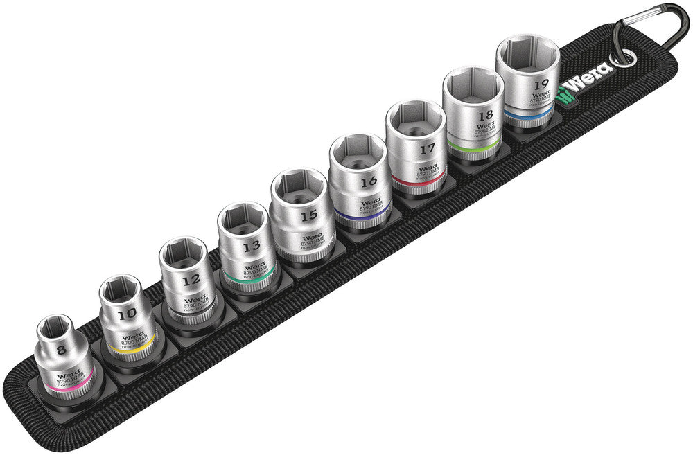 Wera Belt B 4 Zyklop socket set, 3/8" drive 05003973001