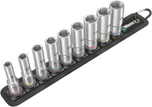 Wera Belt B Deep 1 socket set, 3/8" drive 05004545001