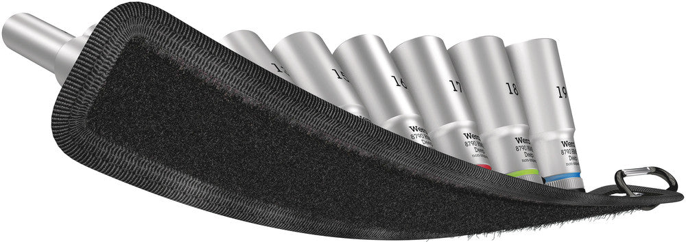 Wera Belt B Deep 1 socket set, 3/8" drive 05004545001