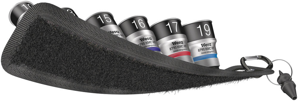 Wera Belt C 1 Zyklop socket set with holding function, 1/2" drive 05003995001