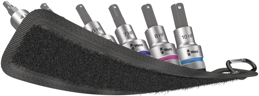 Wera Belt C 2 Zyklop In-Hex-Plus bit socket set with holding function, 1/2" drive 05003996001