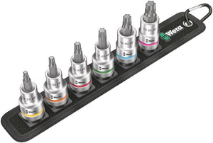 Wera Belt C 3 TORX® HF Zyklop bit socket set with holding function, 1/2" drive 05003997001