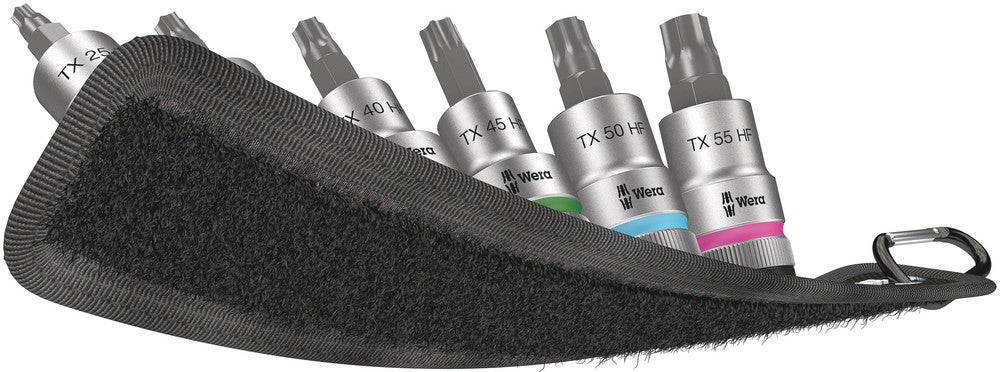 Wera Belt C 3 TORX® HF Zyklop bit socket set with holding function, 1/2" drive 05003997001