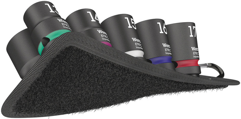 Wera Belt C Impaktor 1 socket set, 1/2" drive 05004580001