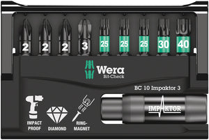 Wera Bit-Check 10 Impaktor 3 05057683001