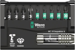 Wera Bit-Check 10 Impaktor 4 05057417001