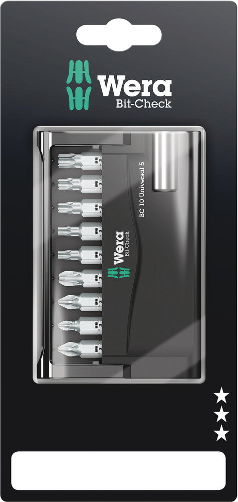 Wera Bit-Check 10 Universal 5 SB 05073416001