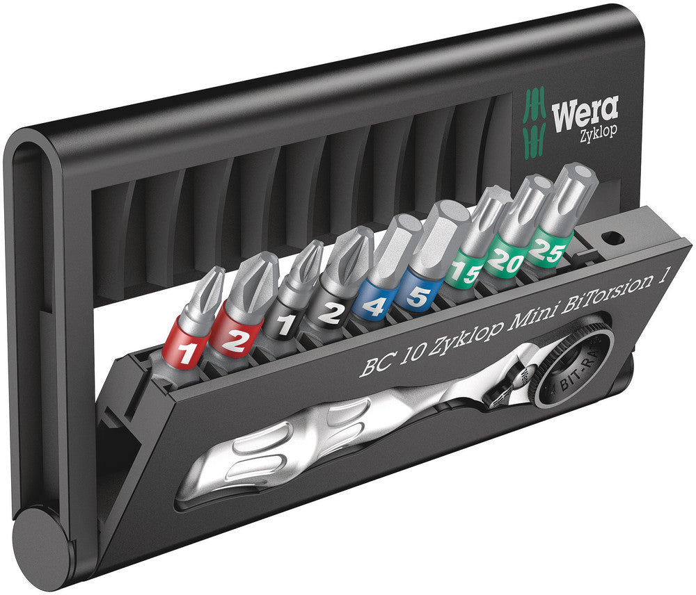 Wera Bit-Check 10 Zyklop Mini BiTorsion 1 05057418001