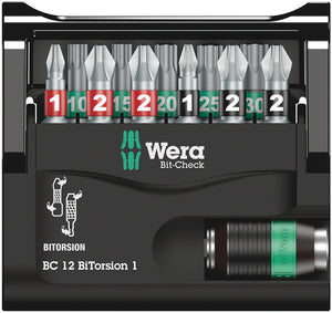 Wera Bit-Check 12 BiTorsion 1 05057420001